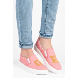 Kylie Ony Slip Con Toppe rosa 1