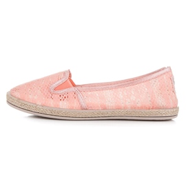 Balada Espadrillas in pizzo Slip On arancia 2