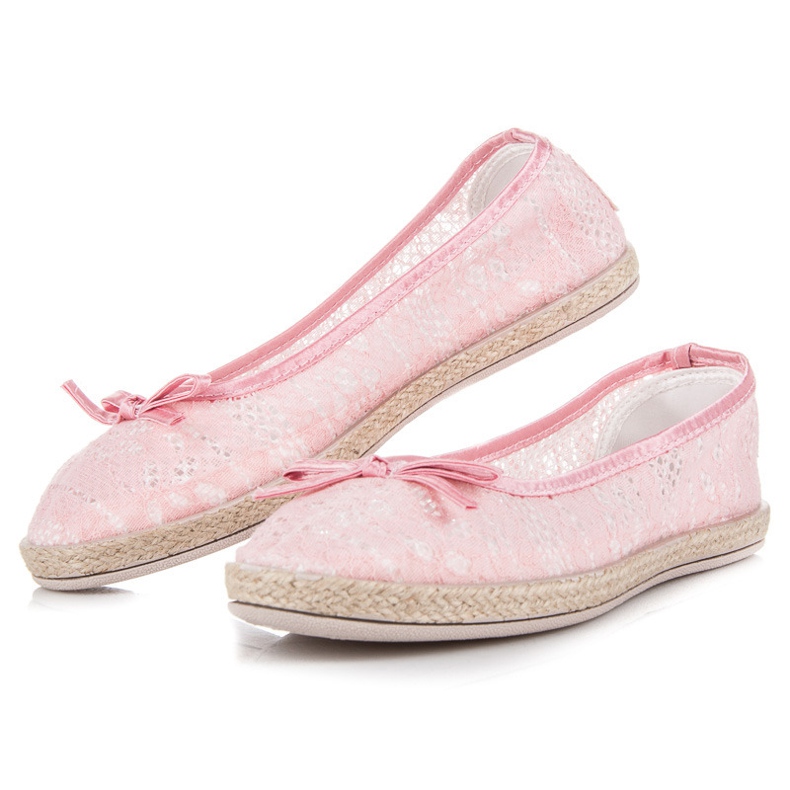 Balada Ballerine di pizzo rosa 2