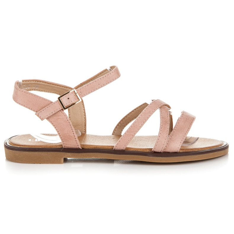 Ch. Creation Sandali in camoscio rosa 2