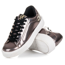 Kylie Scarpe Da Ginnastica Sulla Piattaforma rosa 2