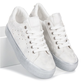 Scarpe da ginnastica bianche bianco 2