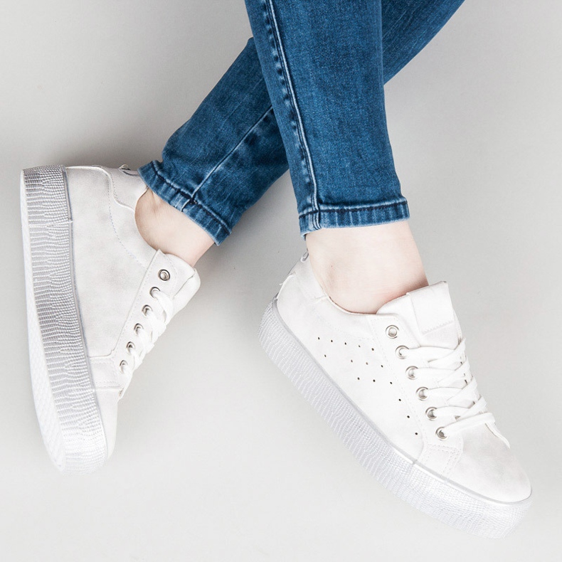 Scarpe da ginnastica bianche bianco 1