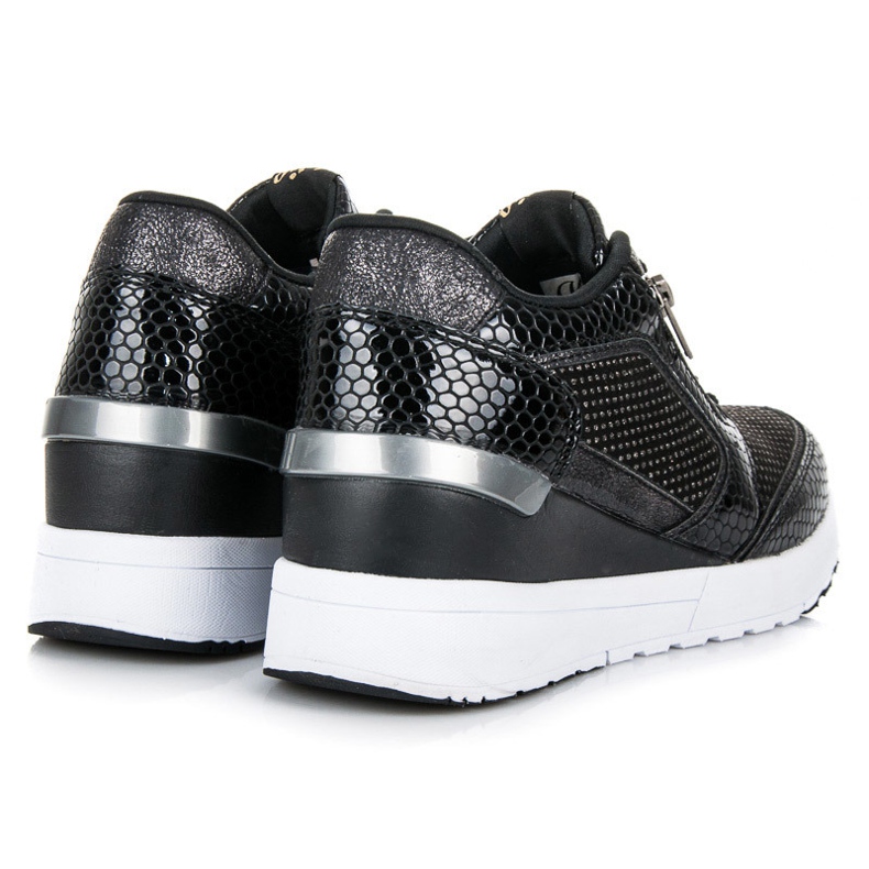 Kylie Scarpe sportive su una zeppa nero 1