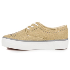 Kylie Sneakers Con Cristalli marrone 1