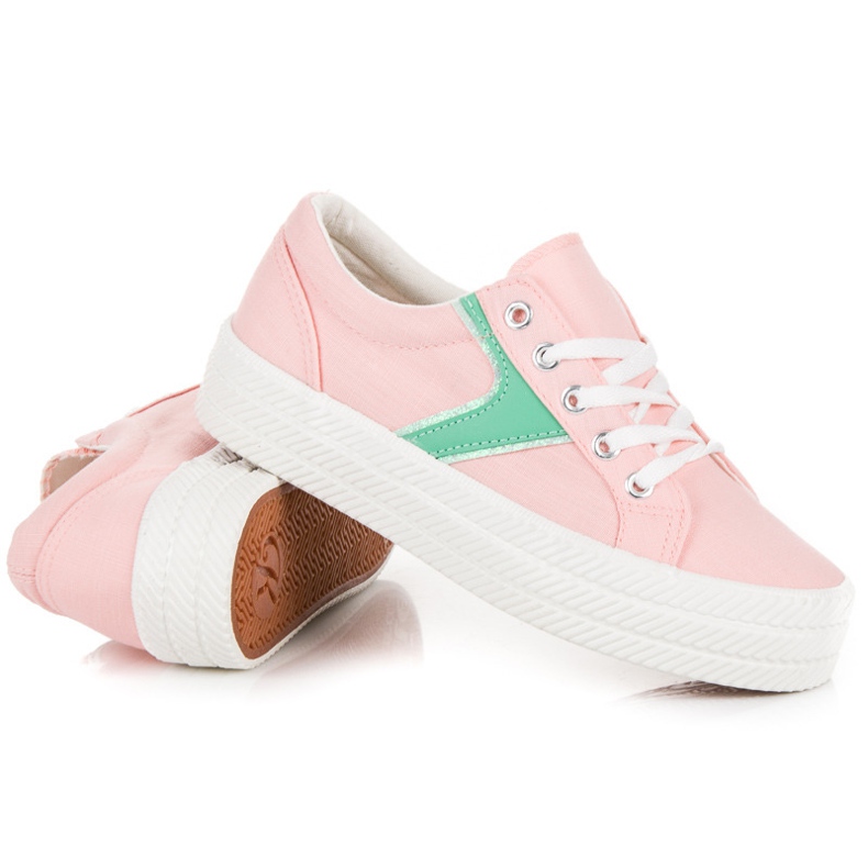 Kylie Scarpe Da Ginnastica Sulla Piattaforma rosa 1