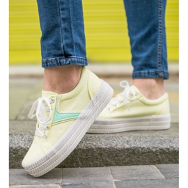 Kylie Scarpe Da Ginnastica Sulla Piattaforma giallo 1