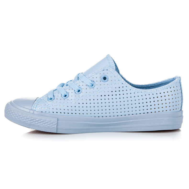 Kylie Scarpe da ginnastica traforate sulla rilegatura blu 1
