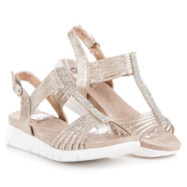 Kylie Sandali Con Cristalli giallo 1