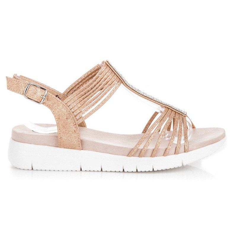 Kylie Sandali Con Cristalli marrone 1