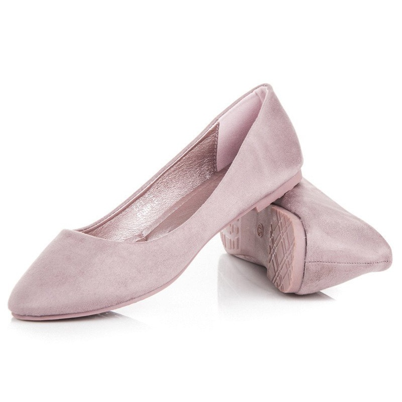Seastar Ballerine in camoscio viola 2