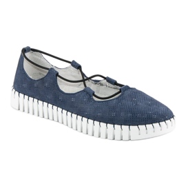Ballerine VINCEZA blu navy 1