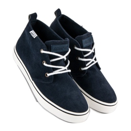Andy Z Sneakers alla caviglia in camoscio blu 1
