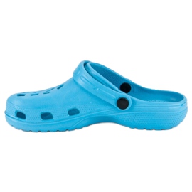 Pantofole da giardino blu 1