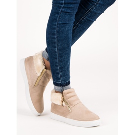 Sport Sneakers alla caviglia beige 1
