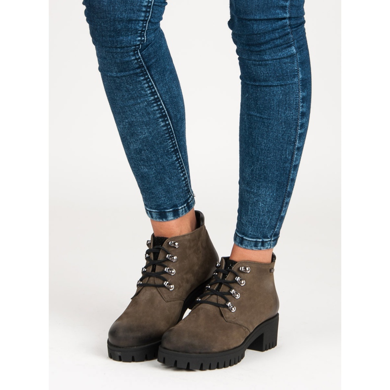 Stivali casual VINCEZA verde 1