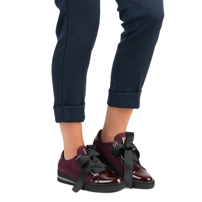 Filippo Scarpe da ginnastica eleganti viola rosso 2