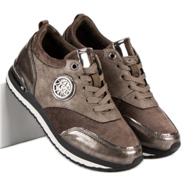 Aclys Scarpe sportive legate marrone 2