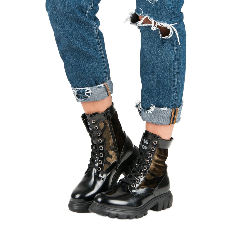 Kylie Stivali Glany Moro nero 2