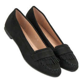 Small Swan Mocassini classici neri nero 2