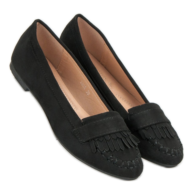 Small Swan Mocassini classici neri nero 2