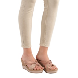 VINCEZA Sandali con Zeppa rosa 2