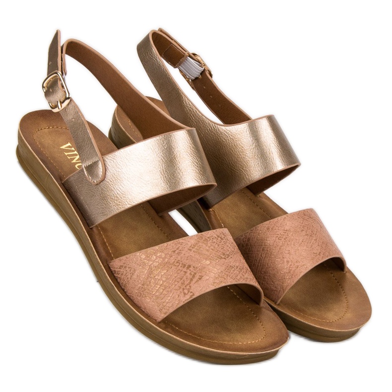 Comodi sandali VINCEZA giallo 1