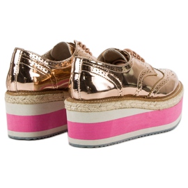 Corina Scarpe con zeppa alla moda giallo 1