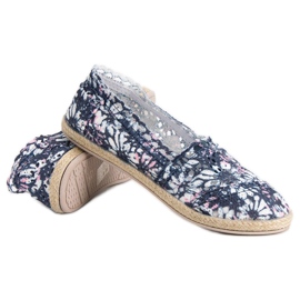 Sweet Shoes Slip in pizzo blu 1