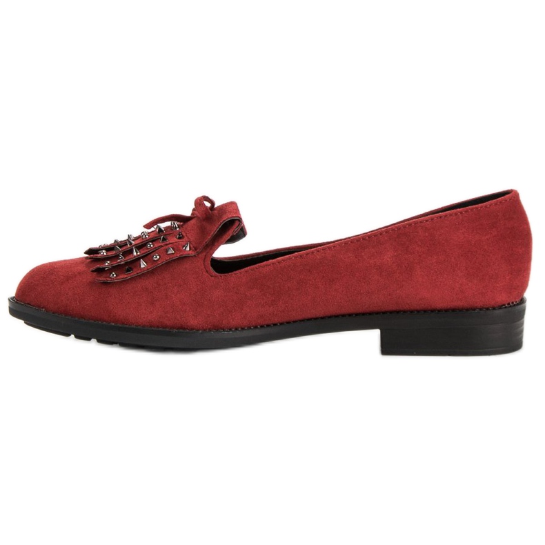 Sergio Todzi Mocassini in pelle scamosciata rosso 1