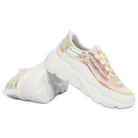 Scarpe sportive leggere bianco multicolore 1
