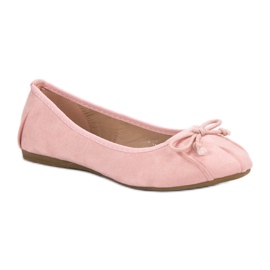 Lucky Shoes Ballerine rosa legate 1