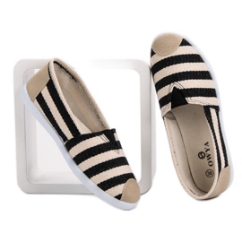 Slip a righe nero marrone 2