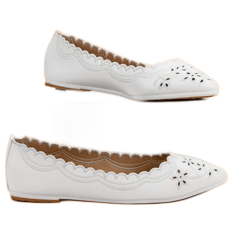 Vices Ballerina In Spitz VIZI bianco 1