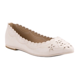 Vices Ballerina In Spitz VIZI marrone 1
