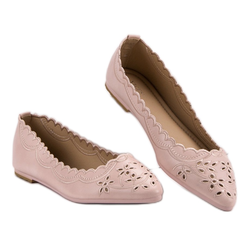 Vices Ballerina In Spitz VIZI rosa 2