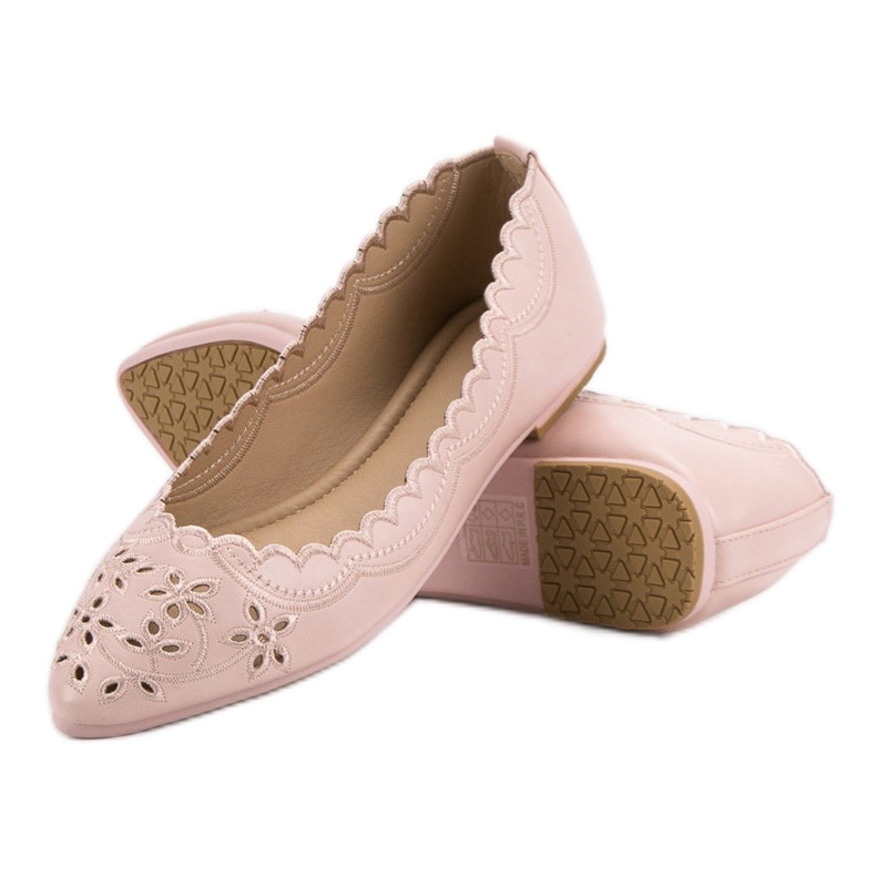 Vices Ballerina In Spitz VIZI rosa 1