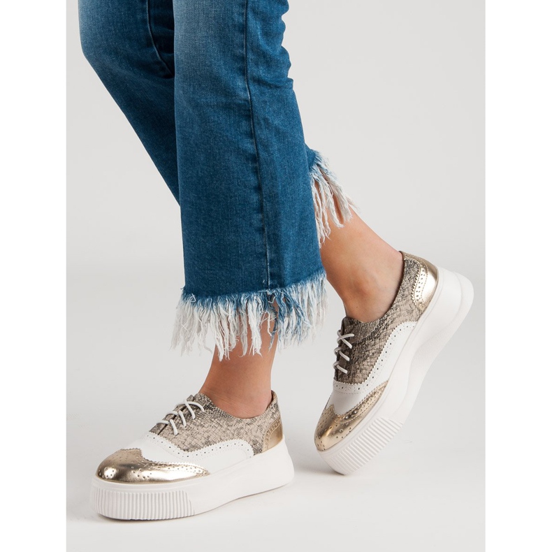 Vices VIZI Moda scarpe giallo 2