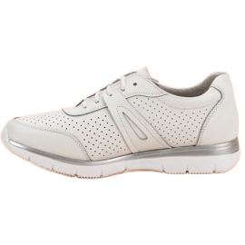 Filippo Scarpe sportive in pelle bianca bianco 2
