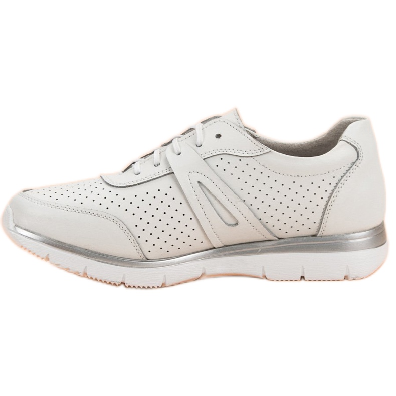 Filippo Scarpe sportive in pelle bianca bianco 2