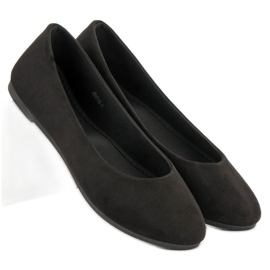 VICES Ballerine in camoscio nero 1