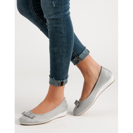 Vinceza Ballerina Con Fiocco grigio 2
