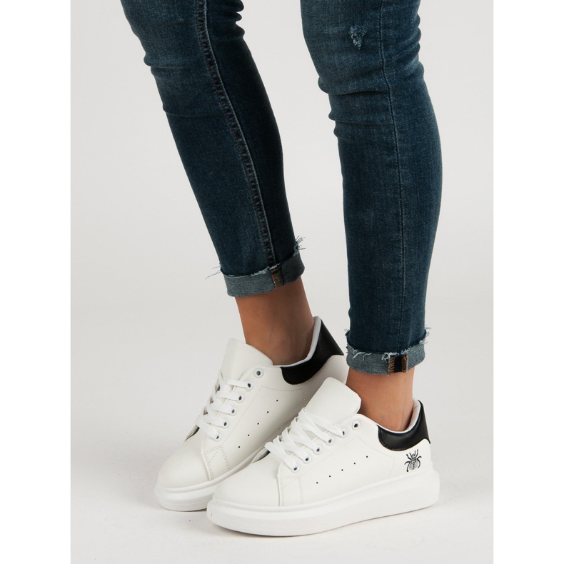 Kylie Scarpe sportive alla moda bianca 2