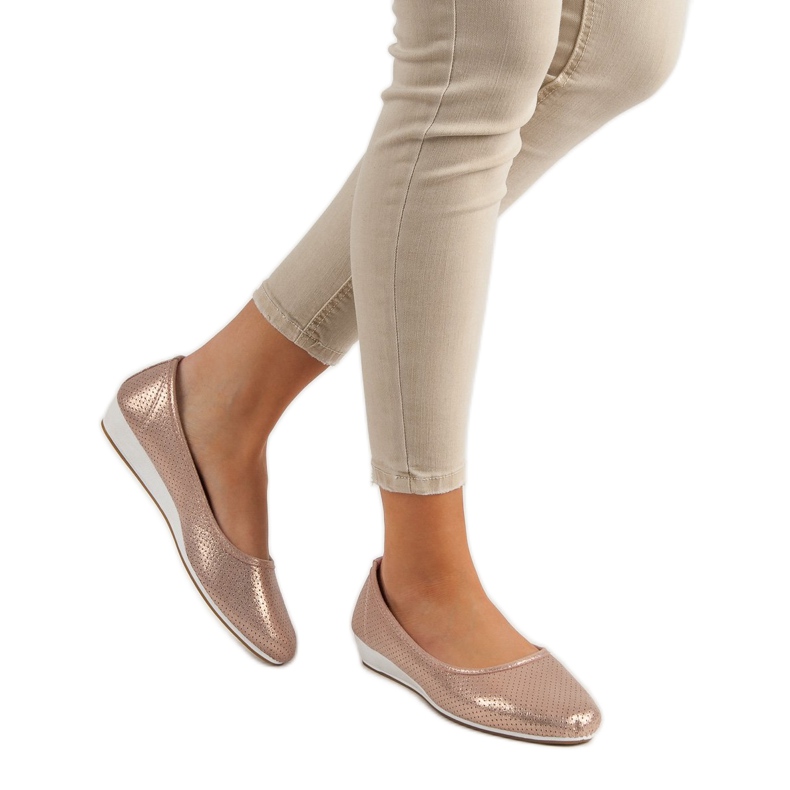 Vinceza Comode ballerine rosa 2