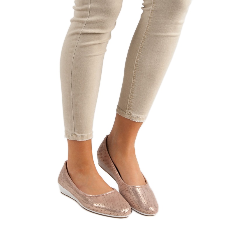 Vinceza Comode ballerine rosa 1