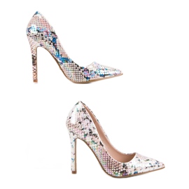 Seastar Borchie con stampa animalier multicolore 1