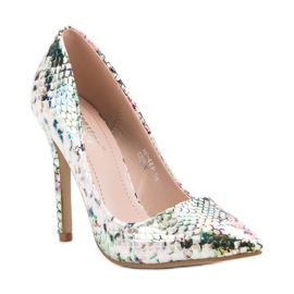 Seastar Borchie con stampa animalier multicolore 1