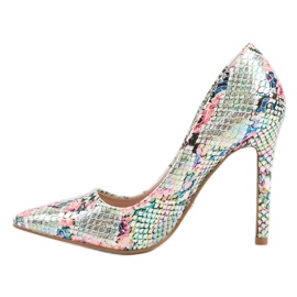 Seastar Borchie con stampa animalier multicolore 2