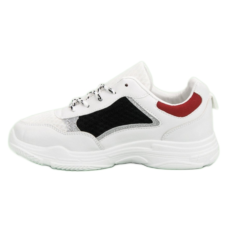 Scarpe sportive comode bianco multicolore 1