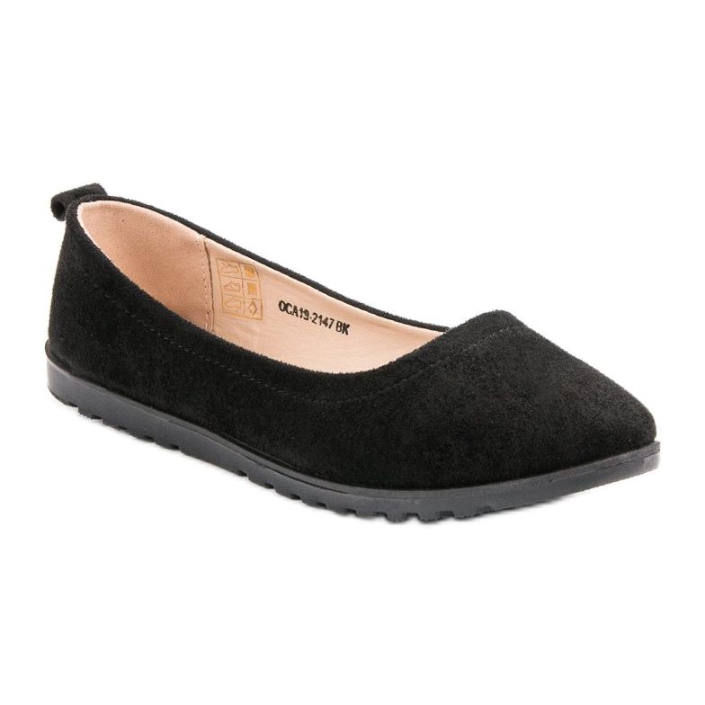 Vinceza Ballerine Con Perle nero 1